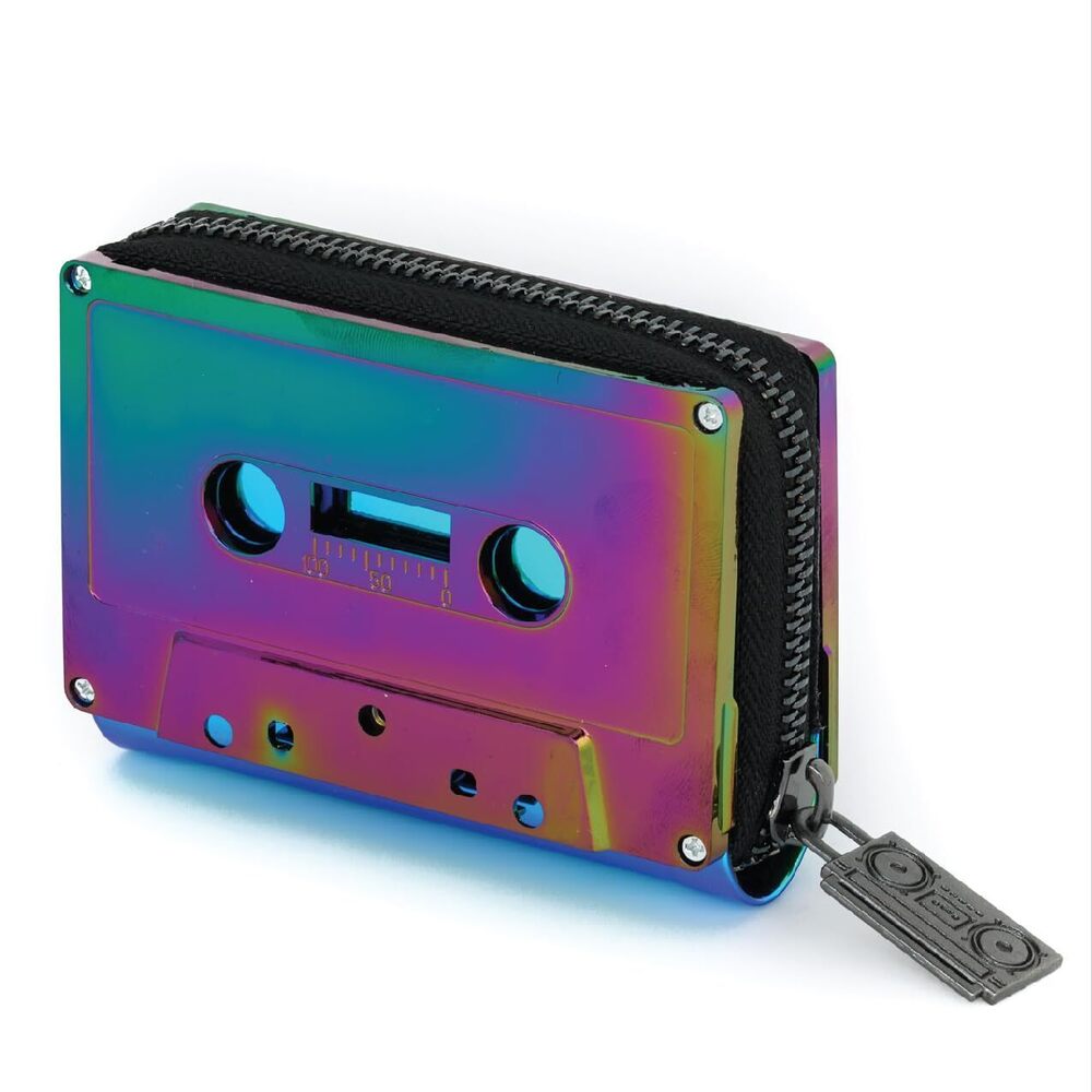9051 Cassette Tape Wallet Fun Wallets | 80s Retro Cassette Wallet | Funky